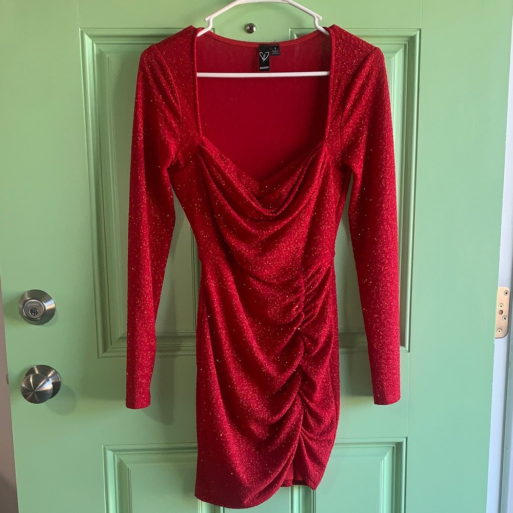 Windsor Sparkly Red Dress - Women’s size Small
